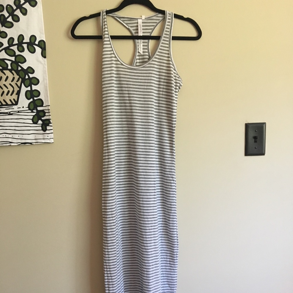 Cristinalove striped maxi dress